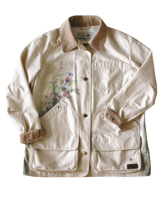 The Tennessee Meadow Field Jacket - Hand-Painted Wearable Art