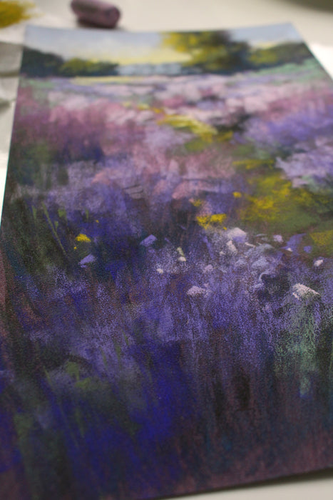 Petite Lavender Painting - No 7.