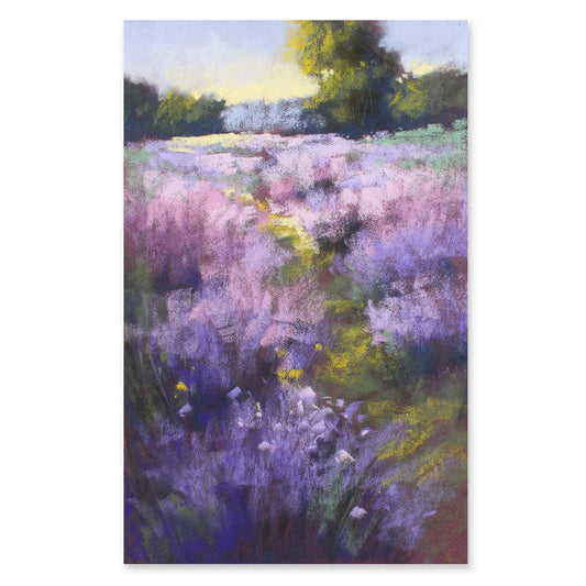 Petite Lavender Painting - No 7.