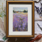 Petite Framed Lavender Painting - No 6.