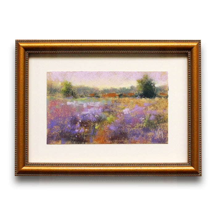 Petite Framed Lavender Painting - No 2.